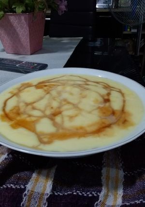 Una foto de Crema casera tipo postre