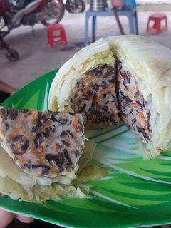 Hình của món Cải thảo bọc thịt hấp.