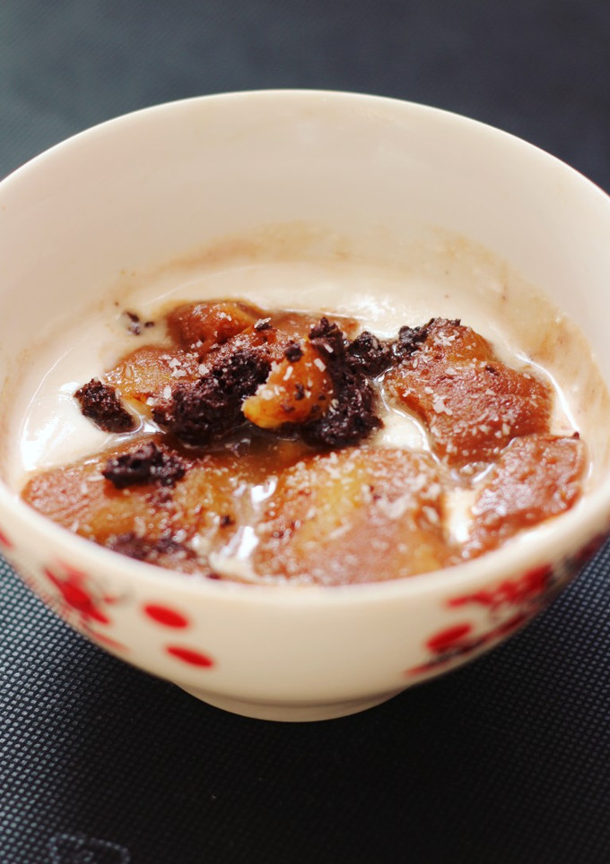 Una foto de Yogur con fruta