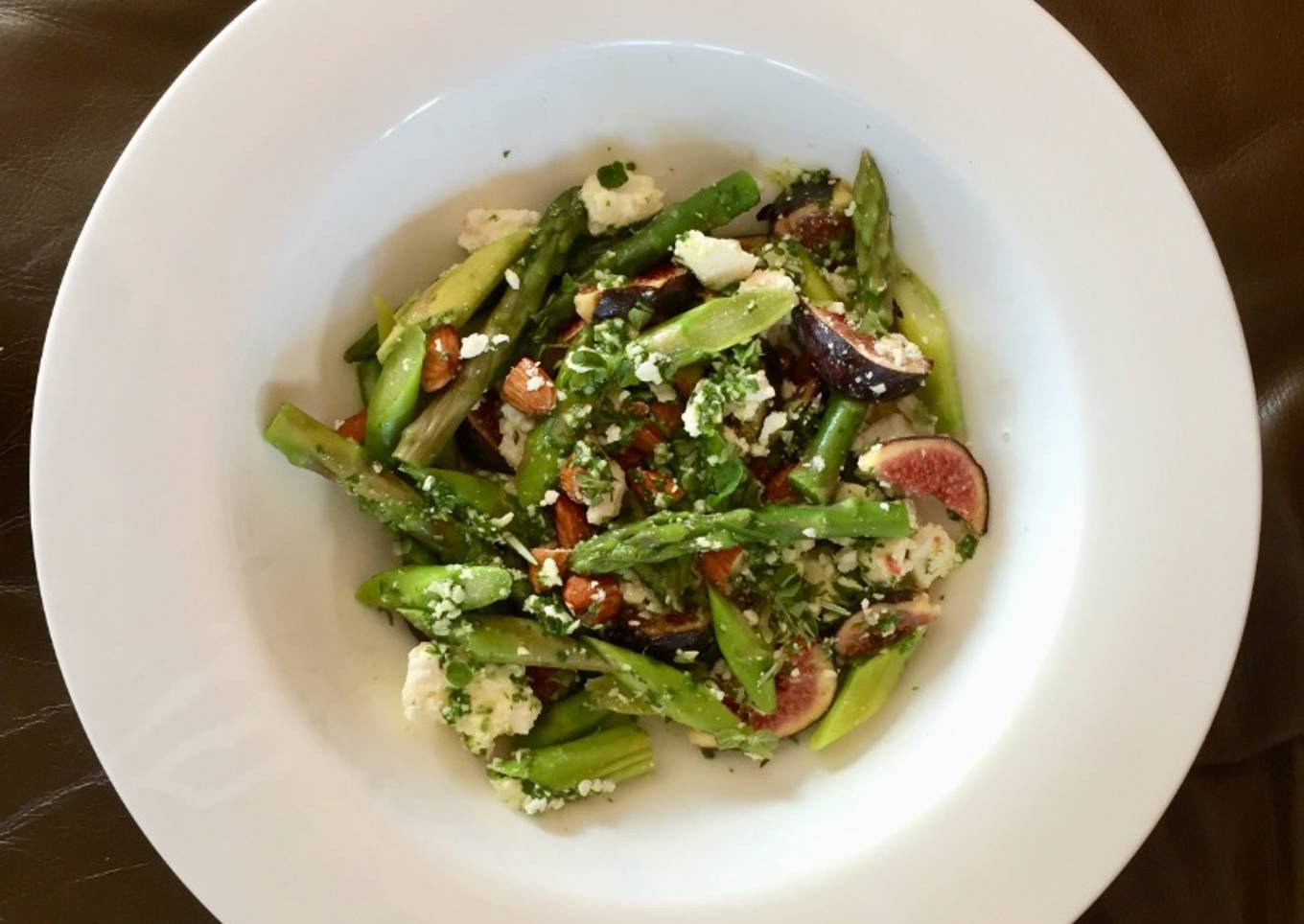 Asparagi con Fichi e Pesto (always sounds good in Italian) Lean in 7
