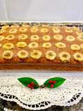 Pastel de maíz, caramelo y plátano (versión Isamara Amancio)