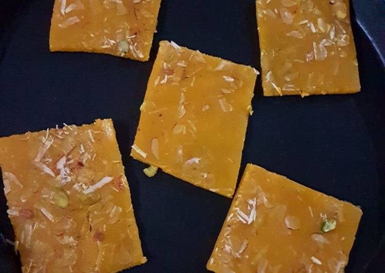Simple Way to Make Speedy Mango ice halva