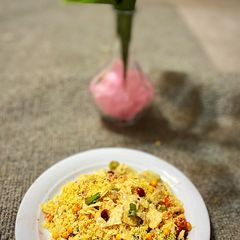 Aloo Papdi chat A picture of Aloo Papdi chat.