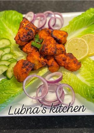 A picture of Air Fryer Chicken Tikka:.