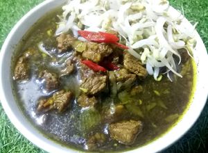 Foto resep Rawon Sapi (Bumbu Instan)