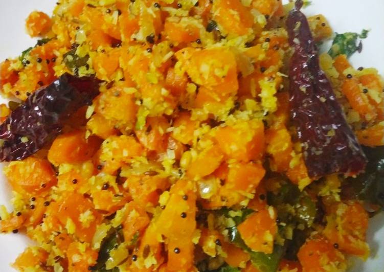 Carrot poriyal