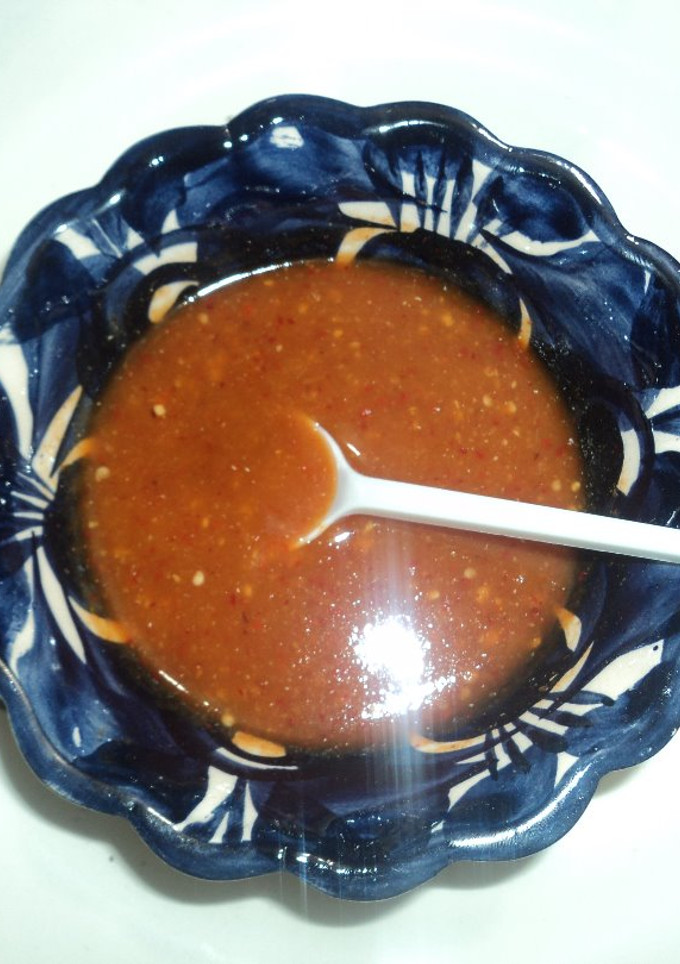 Una foto de Salsa roja para tamales de fiesta las Correa