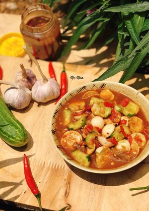 Hình của món Mắm cà.
