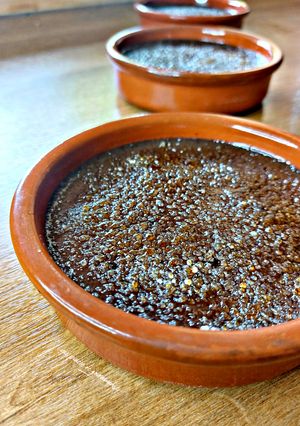 Une photo de Crème brûlée au chocolat
