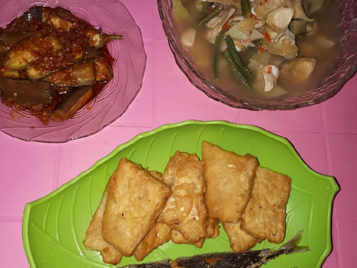 Cara Gampang Menyiapkan Sayur asem,sambal terong,tempe dan ikan pindang Anti Gagal