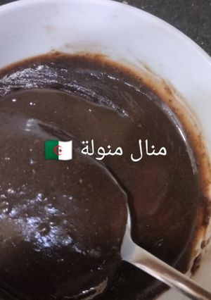 صورة لوصفة شوكولا للطلي بمقادير بسيطة😍