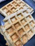 Waffles salados sin tacc y veganos