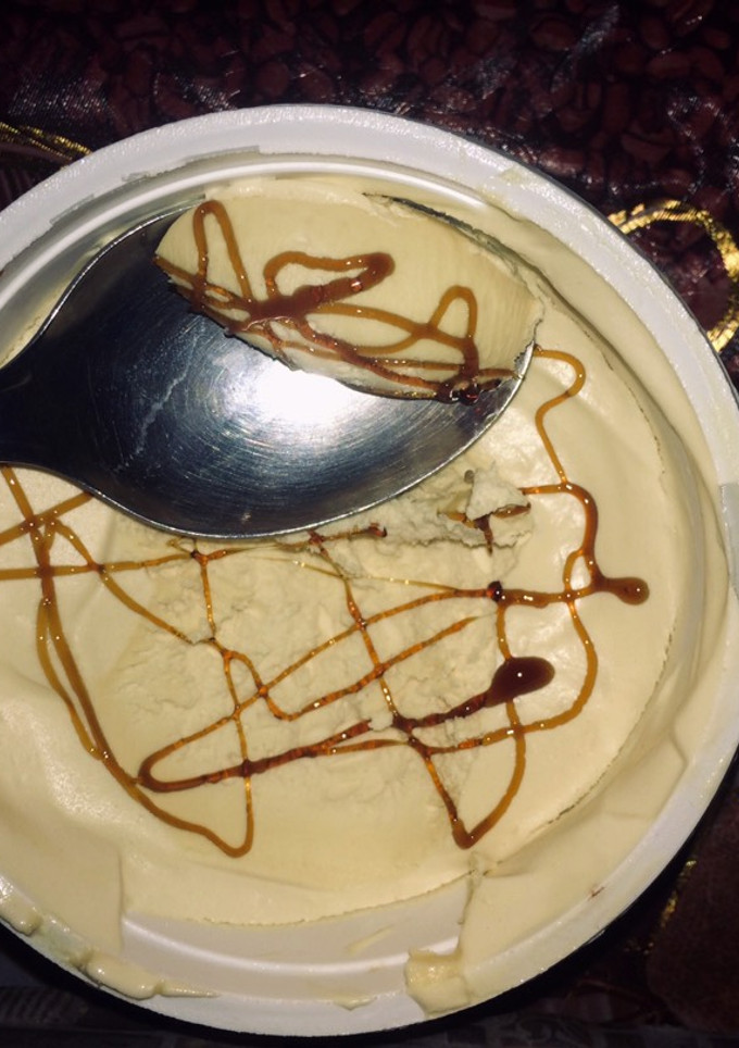 صورة لوصفة بوظة بالكراميل 😋