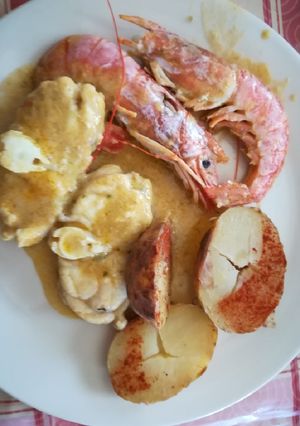 Una foto de Rape al horno