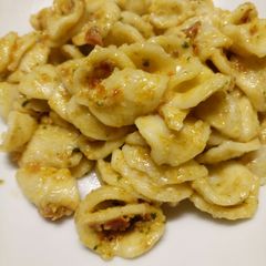 Pasta with Sicilian pesto A picture of Pasta with Sicilian pesto.
