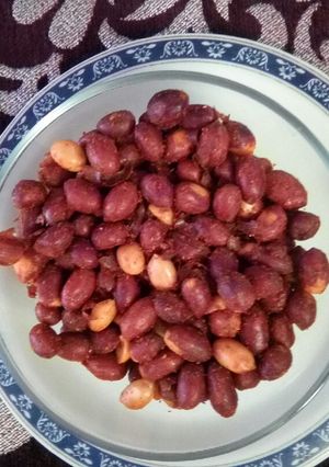 A picture of Masala Peanuts.