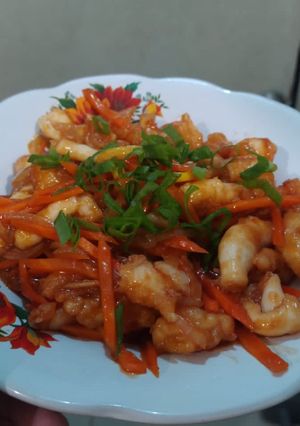 Foto resep Cumi asam manis