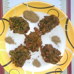 Chamsuri pakode A picture of Chamsuri pakode.