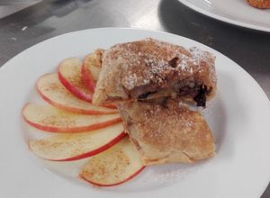 Una foto de Apfelstrudel (Strudel de Manzana)
