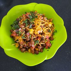 Black chana salad A picture of Black chana salad.