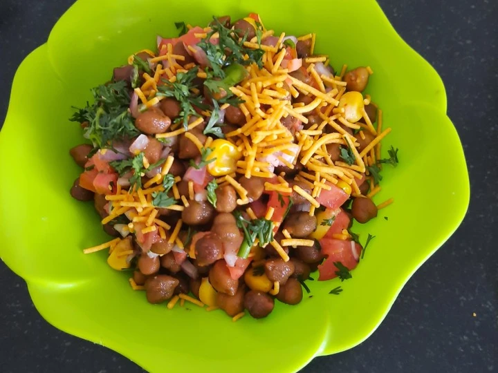 Easy Steps to Prepare Black chana salad the Perfect So Delicious