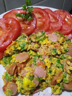 Una foto de Revuelto Delicioso con Tomates