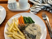 Gambar rosemary salmon