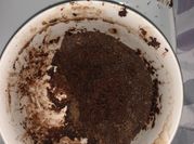 Una foto de brownie colacao microondas