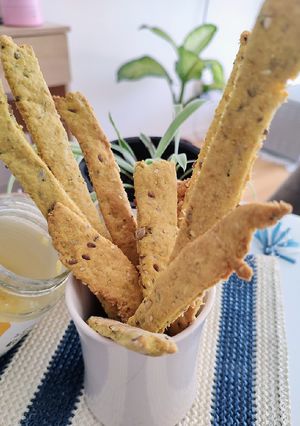Una foto de Talitas veganas con Ghee 🧈 y Rawmesan