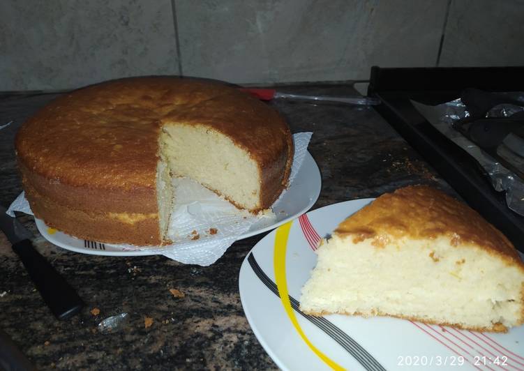 Bizcochuelo / Queque de limón súper húmedo y esponjoso