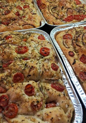 Una foto de Focaccia a mi estilo😋💫