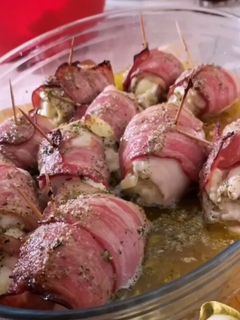 Una foto de Rollitos de pollo rellenos