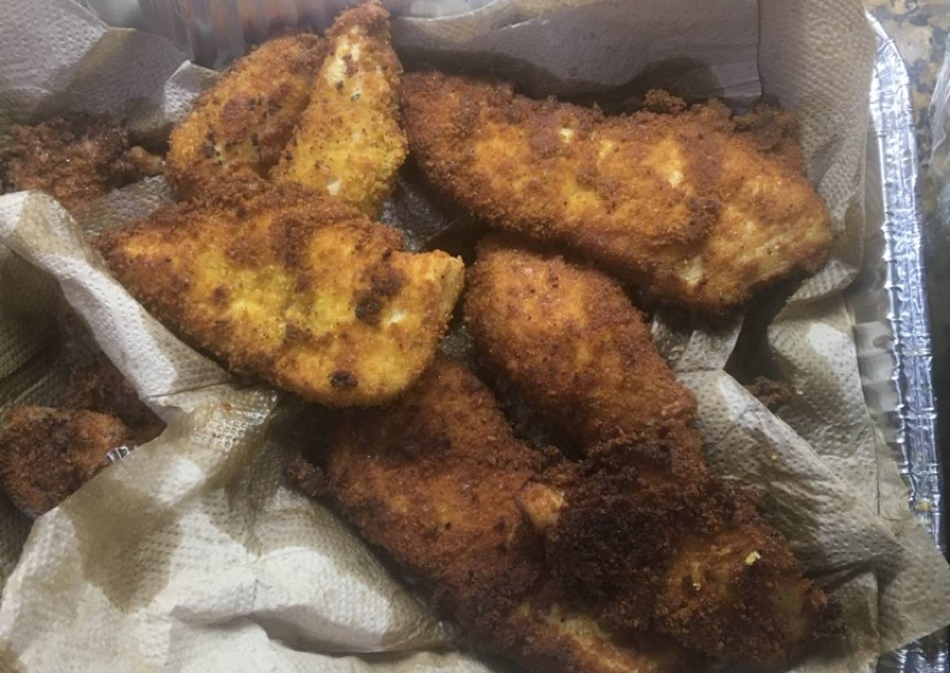 Milanesa apanados muy ricos, tipo israelí