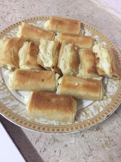 صورة لوصفة وربات (كلاج) بالقشطة