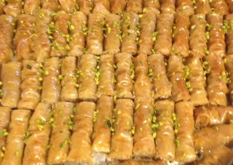 Recipe of Ultimate Lebanese Finger Baklava