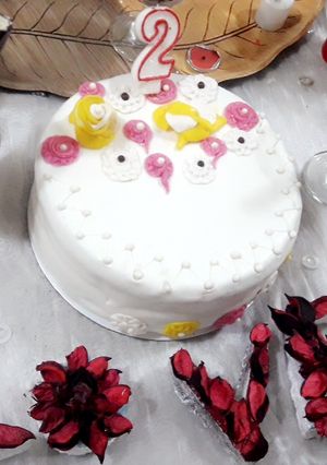 صورة لوصفة كيكه عيد ميلاد