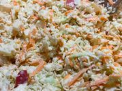 A picture of coleslaw