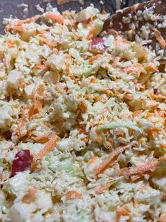 A picture of Cole slaw.
