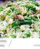 Mướp đắng xào trứng chay