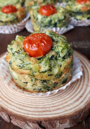 Foto di Tortini spinaci e fiocchi di latte