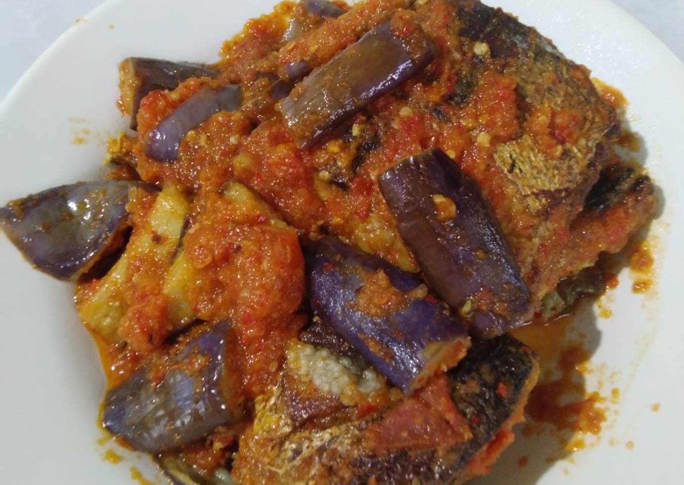 Ikan dan Terong Balado