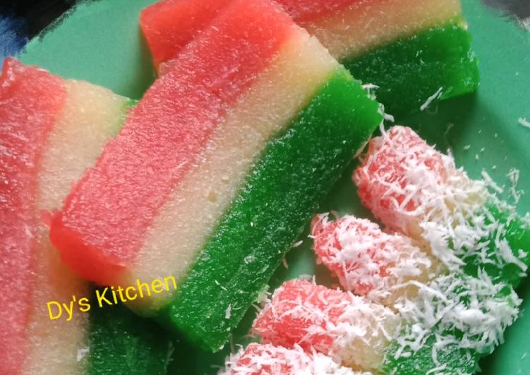 Resep Lapis Singkong Warna-warni Anti Gagal