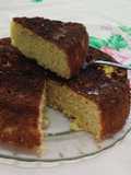 Pan dulce de maíz y plátano