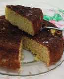 Pan dulce de maíz y plátano