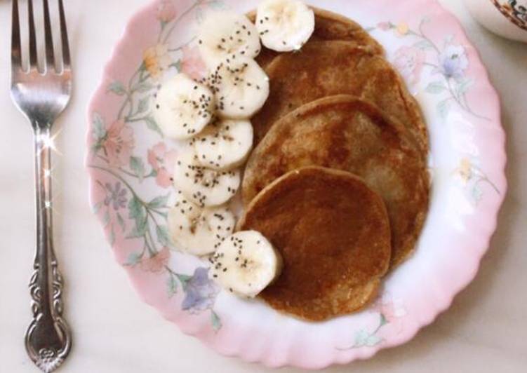 Banana oats pancakes