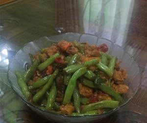 Resep mudah Tumis buncis tempe cabe ijo pedas manis Yummy Mantul