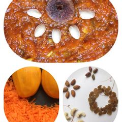 A picture of Mango Carrot Combo Halwa.