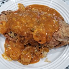 A picture of Whole stuffed Tilapia.