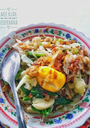 Foto resep 5. Mie Kuah Sederhana