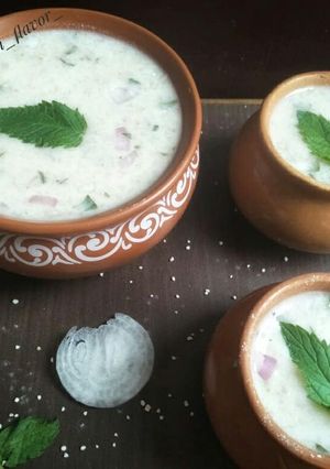 A picture of Pearl barley rabdi.